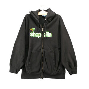 MV Sport Pro-Weave Men's Shopzilla Full Zip Hoodie Sweatshirt Black Large